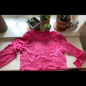 Zella cropped tie dye pullover